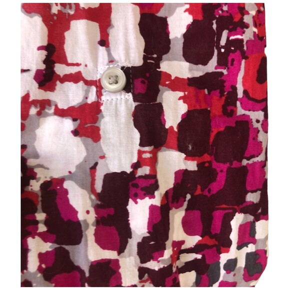 Ann Taylor 100% Long Sleeve Cotton Button Up Office Shirt Blouse Size 10 - Picture 5 of 9